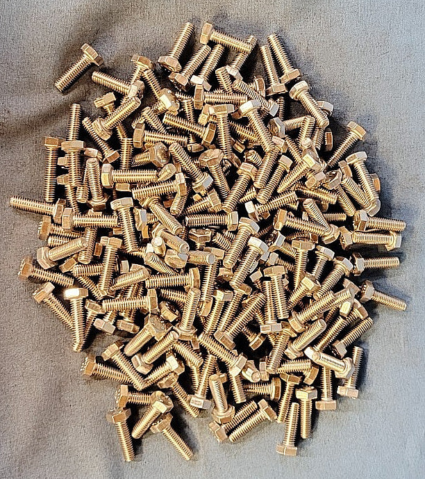 HEX BOLT M6 - 1.0 X 20MM  ( LOT OF 165 )