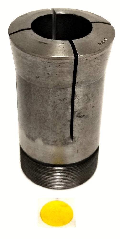 HARDINGE 3J 1-1/4" ROUND COLLET 1-1/2" NPT THREADING STEEL MATERIAL 4" OAL