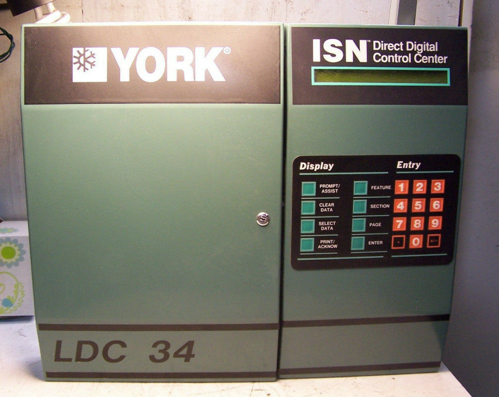 YORK ISN DIRECT DIGITAL CONTROL CENTER LDC/34   371-01183-109