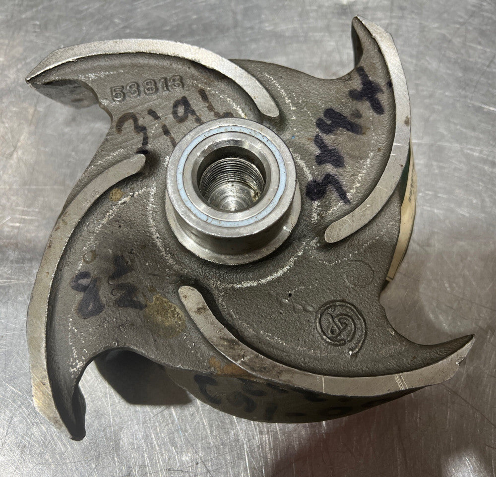 Goulds Pump IMPELLER 53813  Nos Surplus 3x4x8 8.5” Diameter