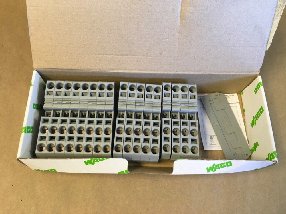*Lot of 17* WAGO 284 60947-7-1 Terminal Block 800V  (KB)