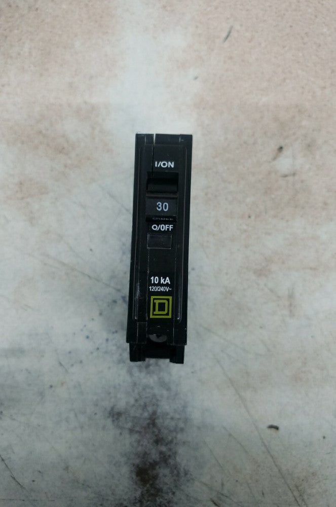 NEW OLD STOCK Square D QO130CP Miniature Circuit Breaker - 30 A, 1 Pole,