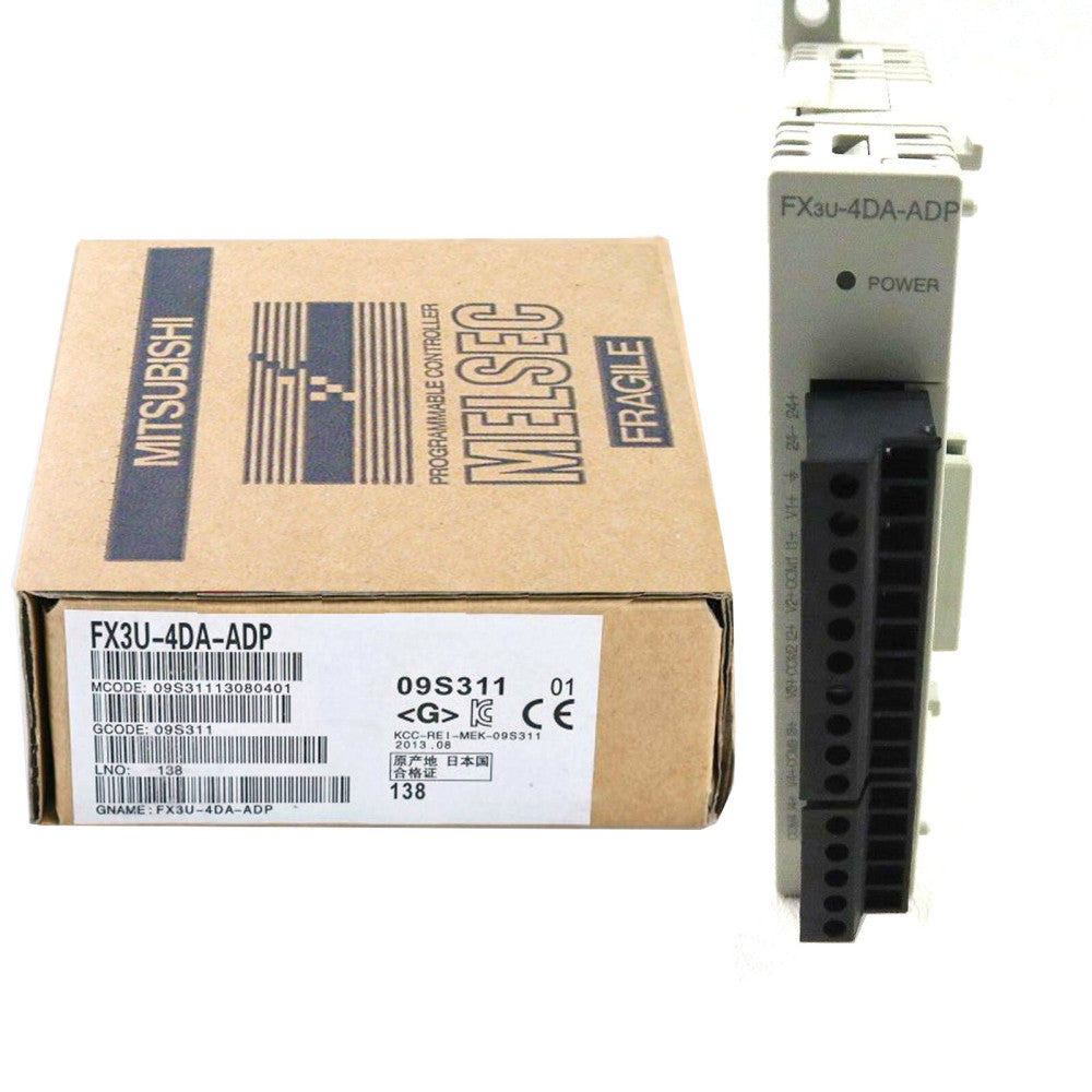 New MITSUBISHI Programmable Controller FX3U-4DA-ADP FX3U4DAADP PLC