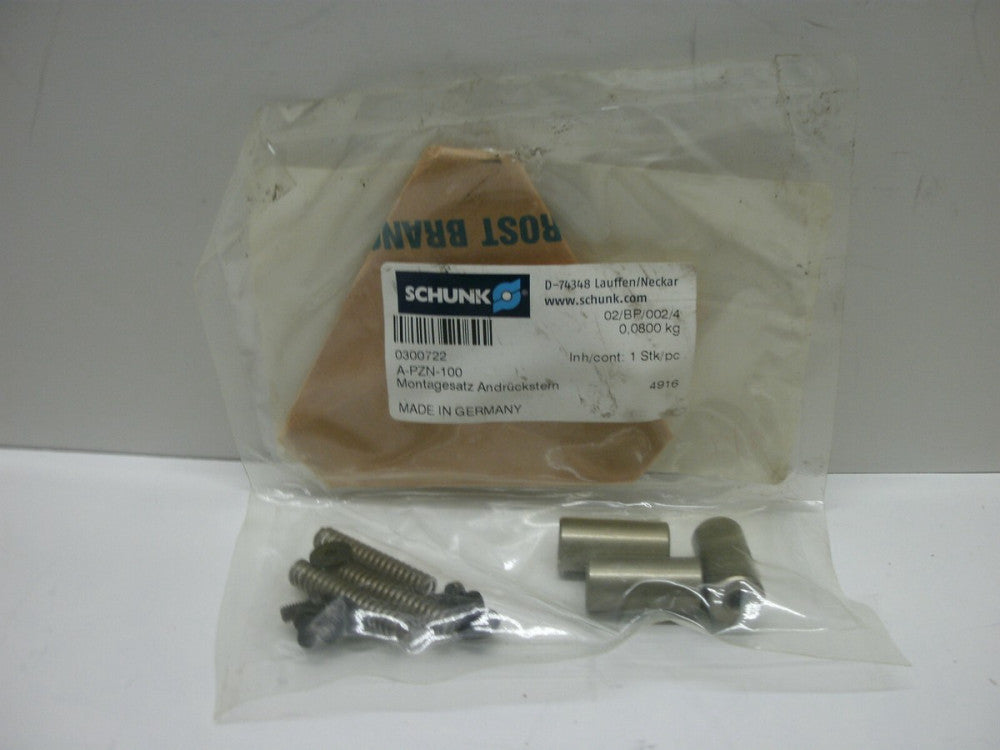 SCHUNK A-PZN-100 GRIPPER REPAR KIT 0300722 02/BP/002/4 NEW IN BAG