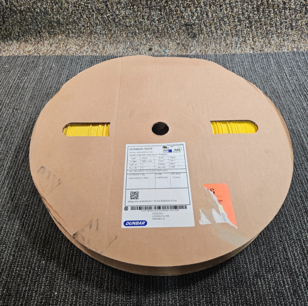 Dunbar M23053/5-110-4 1635F 100FT Polyolefin Single Wall Flexible Heat Shrink 1"