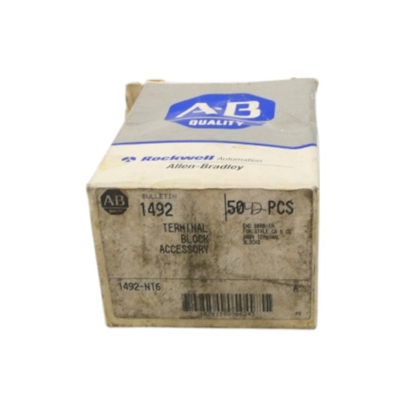 ALLEN BRADLEY 1492-N16 (PKG OF 42) (GY/BL) NSMP