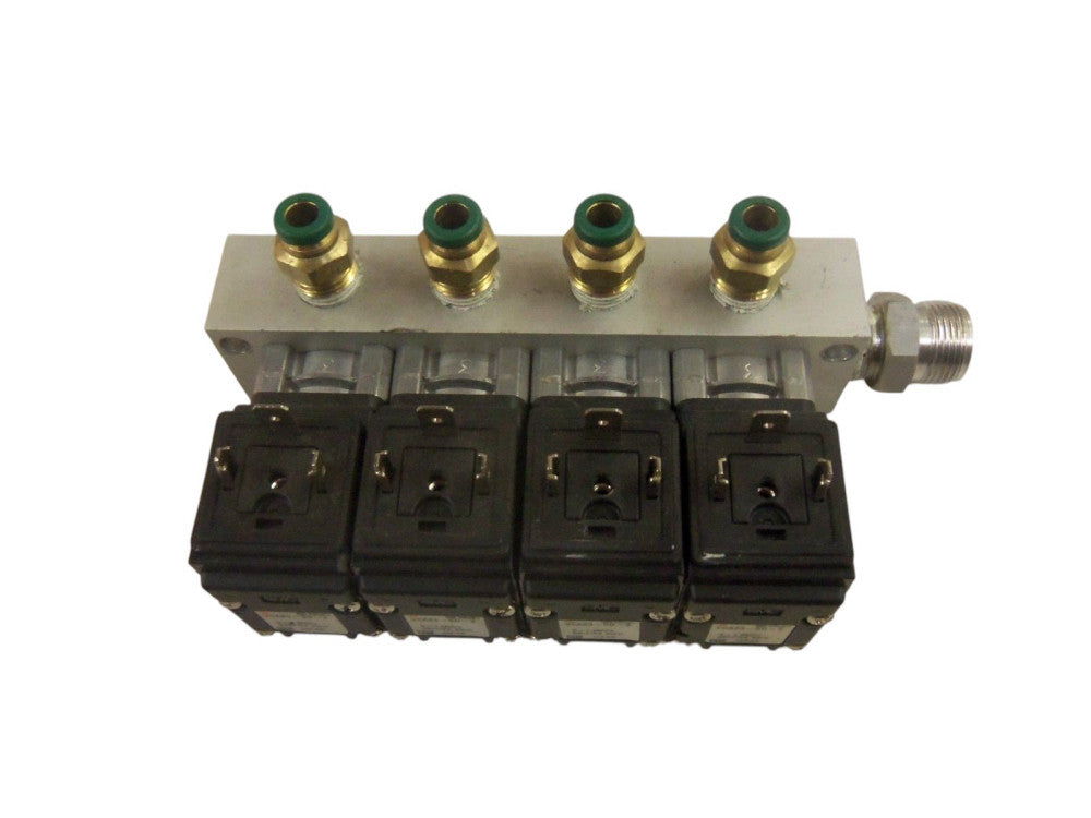 LOT OF 4 SMC VCA23-5D-3 VALVE UNMP