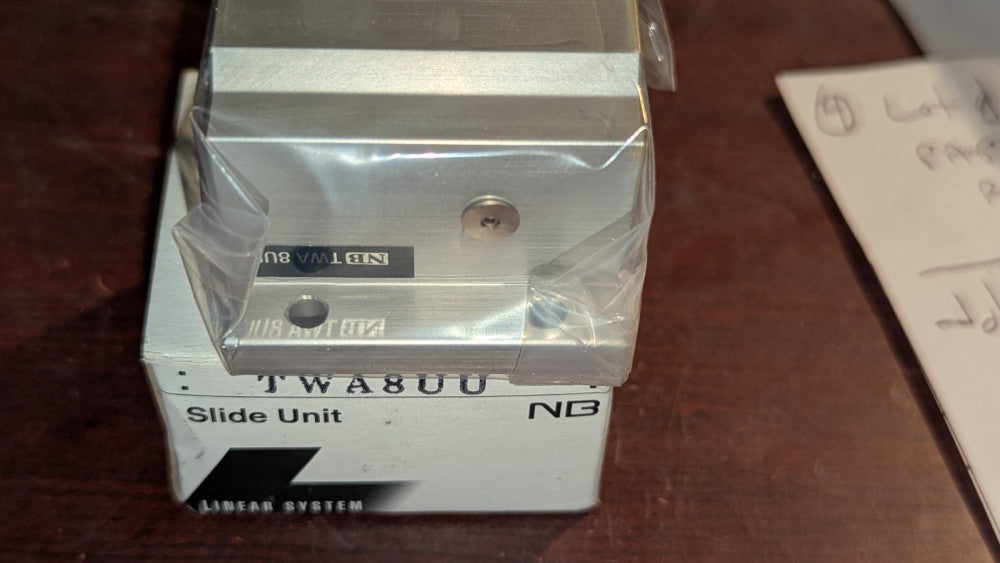 (1) NB TWA8UU 1/2" Ball Bushing Block Linear Motion Slide Unit New & Sealed