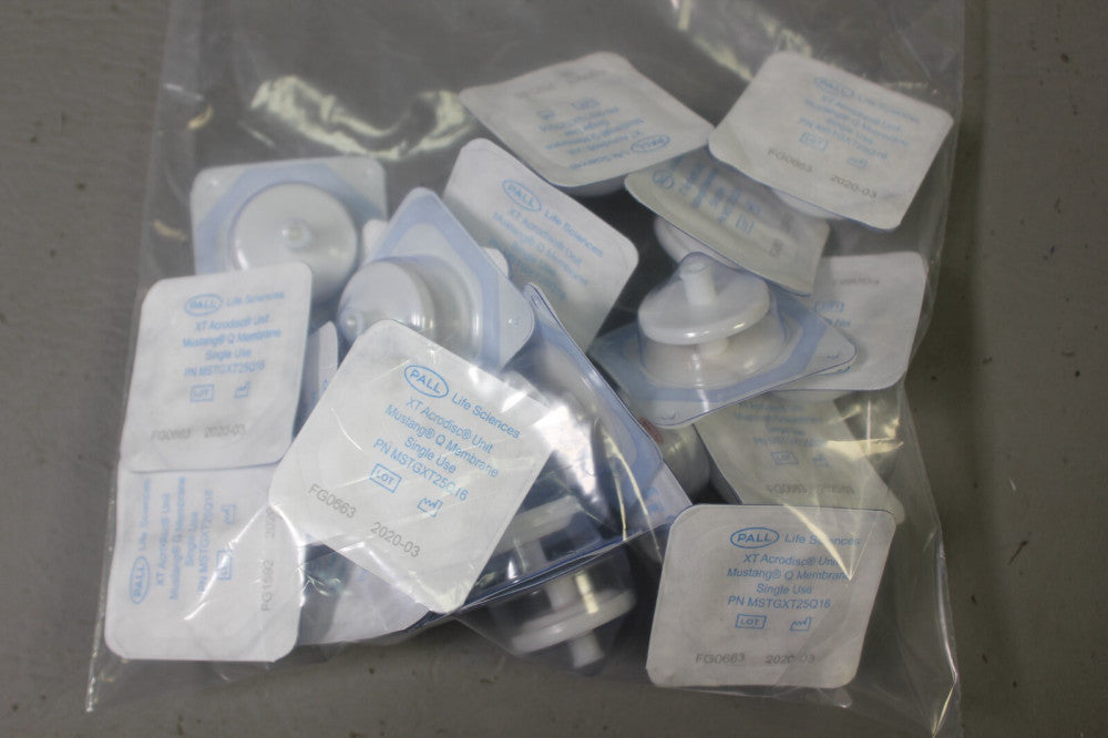 PALL XT ACRODISC UNIT MUSTANG Q MEMBRANE MSTGXT25Q16 4 QTY
