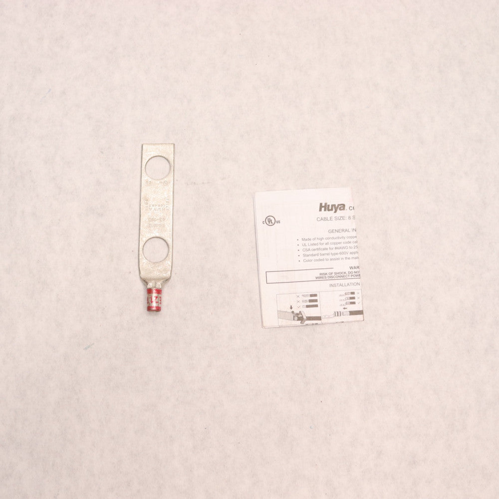Huya Two Hole Lug Compression Connector 8 AWG 24D012