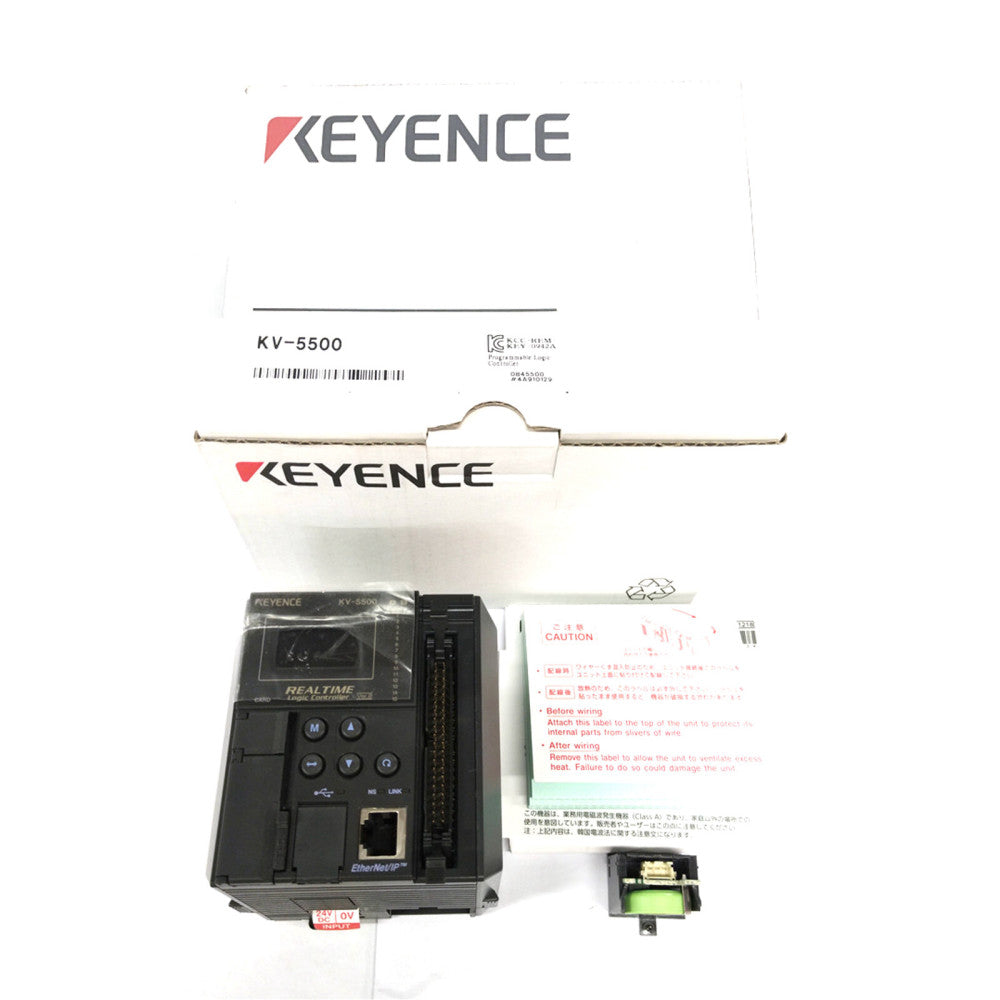 One Brand New KEYENCE CPU Programmable Logic Controller KV-5500