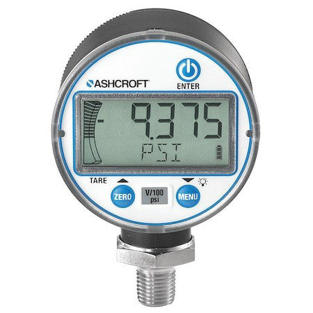 Ashcroft Dg2531l0namo2l100#-Xcyc4lm Digital Test Pressure Gauge, 0 To 100 Psi,