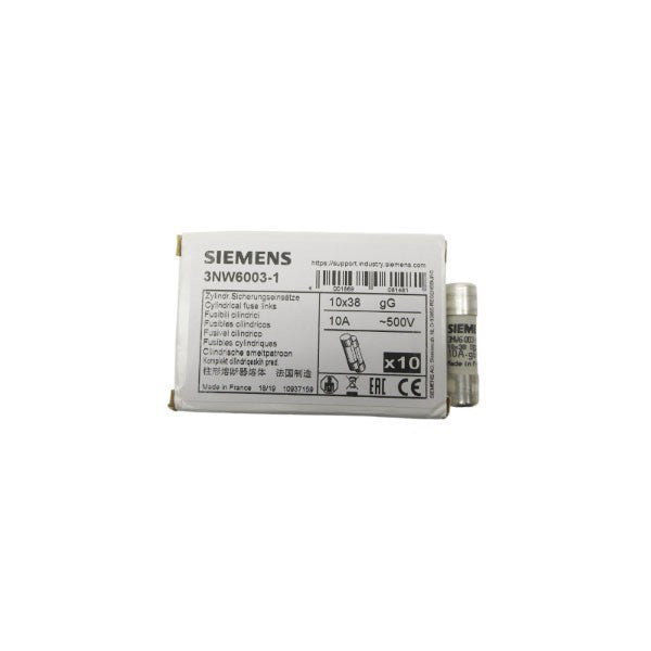 SIEMENS 3NW6003-1 500V 10A (PKG OF 10) NSMP