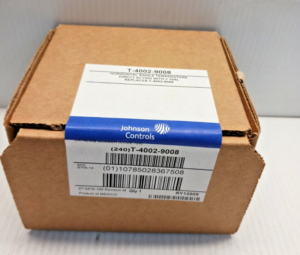 New Johnson Controls T-4002-9008 Single Temperature Pneumatic Thermostat