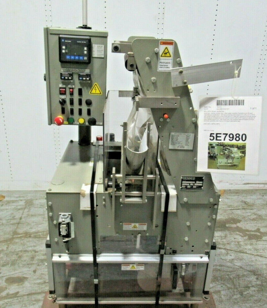 Rennco Model 201PP, Semi-Automatic, "Smoke Free" Vertical, L bar Sealer 