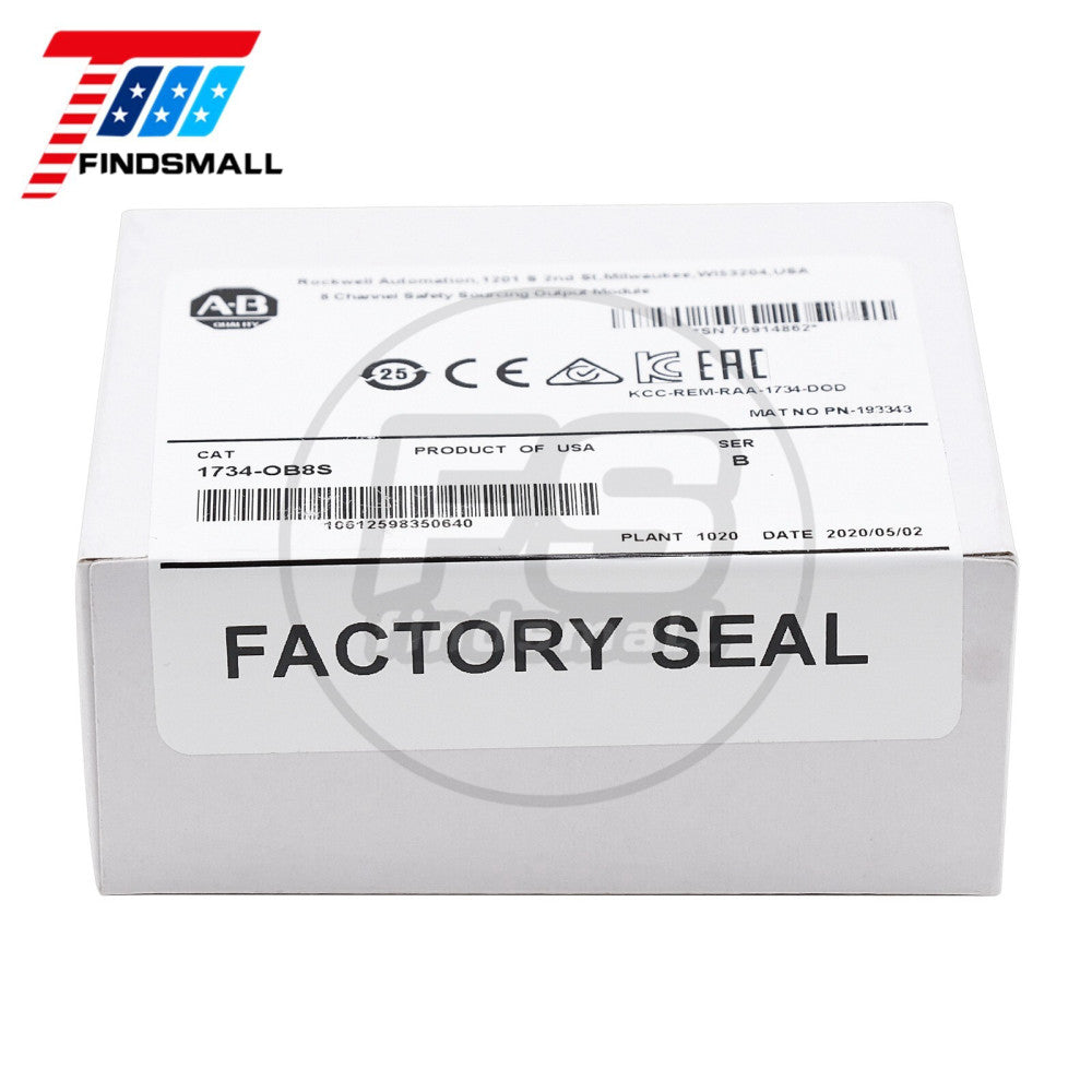 New 1734-OB8S SER B Allen-Bradley Point I/O Safety Output Module 1734OB8S