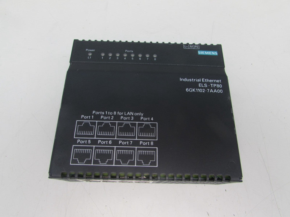 SIEMENS 6GK1102-7AA00 , INDUSTRIAL ETHERNET, ELS-TP80, GOOD TAKEOUT MAKE OFFER! 