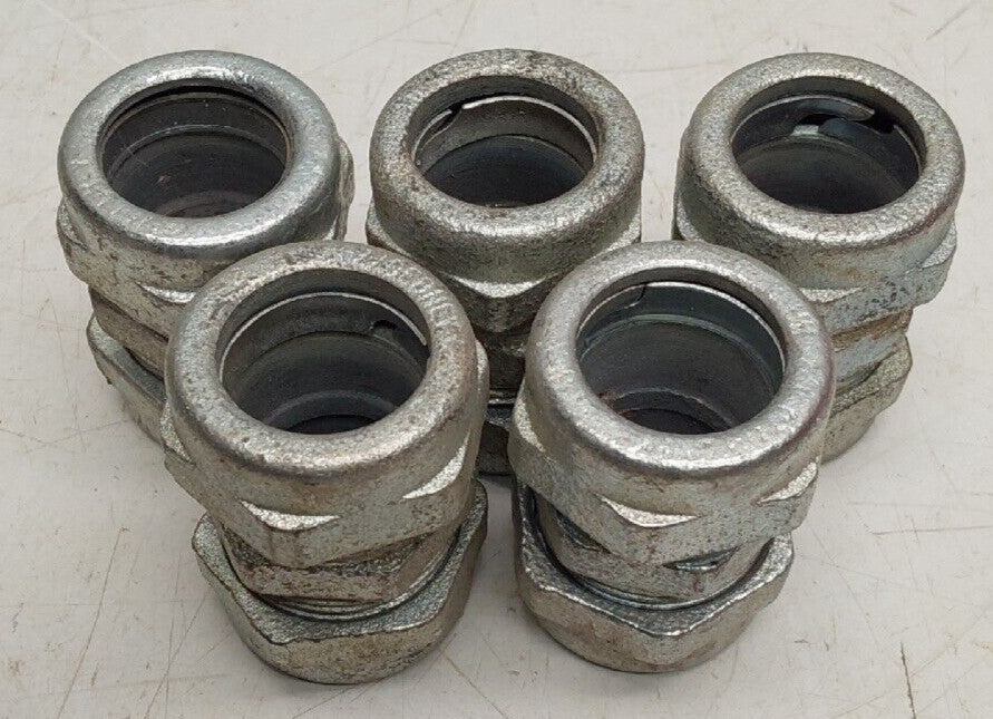OZ-GEDNEY  1/2" Threadless Compression  Coupling (LOT OF 5)