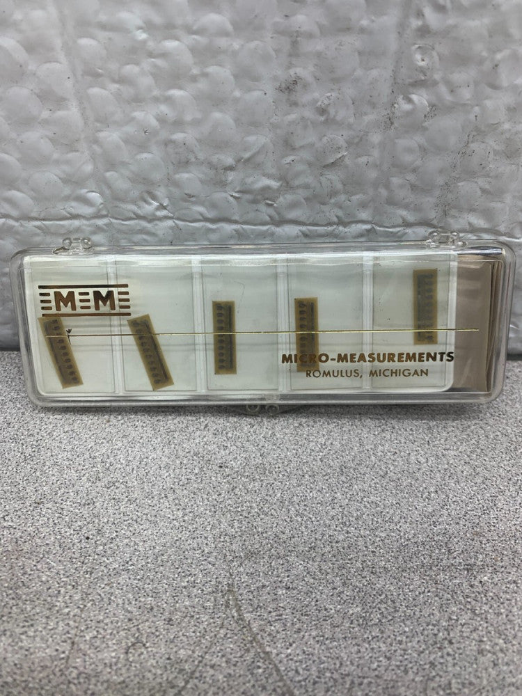 NEW PACK OF 5 MICRO-MEASUREMENTS PRECISION STRAIN GAGES EA-13-062MW-120
