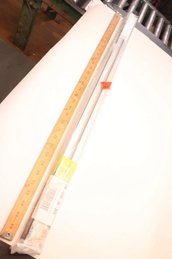 (2-Pk) ââHangman Products Magnetic Note and Paper Holder Aluminum 36"