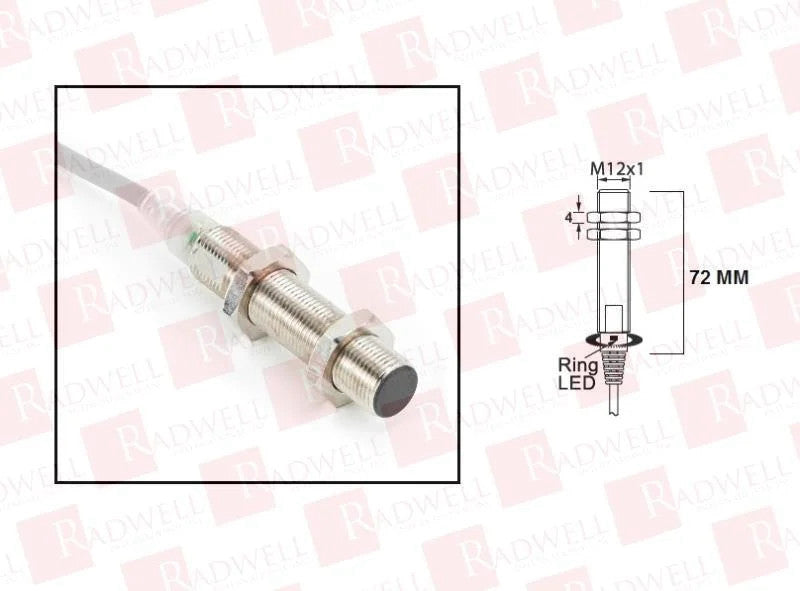 RADWELL VERIFIED SUBSTITUTE BES M12MI-PSC40B-BV02-SUB / BESM12MIPSC40BBV02SUB (B