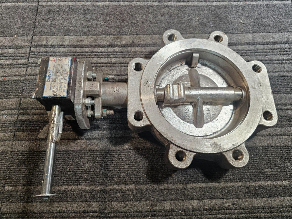 DelVal 12W01000102EBSY1 Handwheel Gear Operator 6” Class 150 2TB151 CF8M