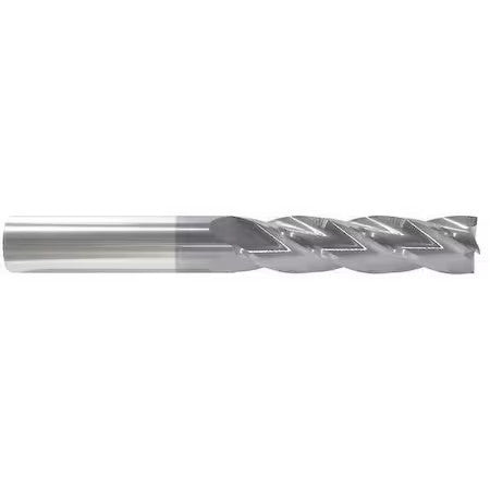 Zoro Select 215-001043 Carbide End Mill, 3/8In, 4Fl, Single, 3In