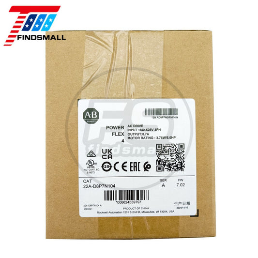 2024 US Seller Factory Sealed Allen Bradley 22A-D8P7N104 3.7 kW 5 Hp AC Drive