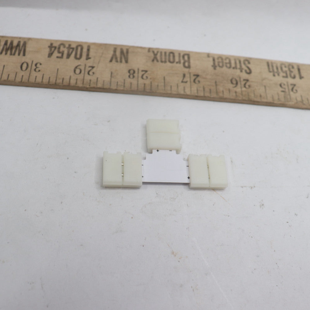 3-Pin LED Strip Connector White