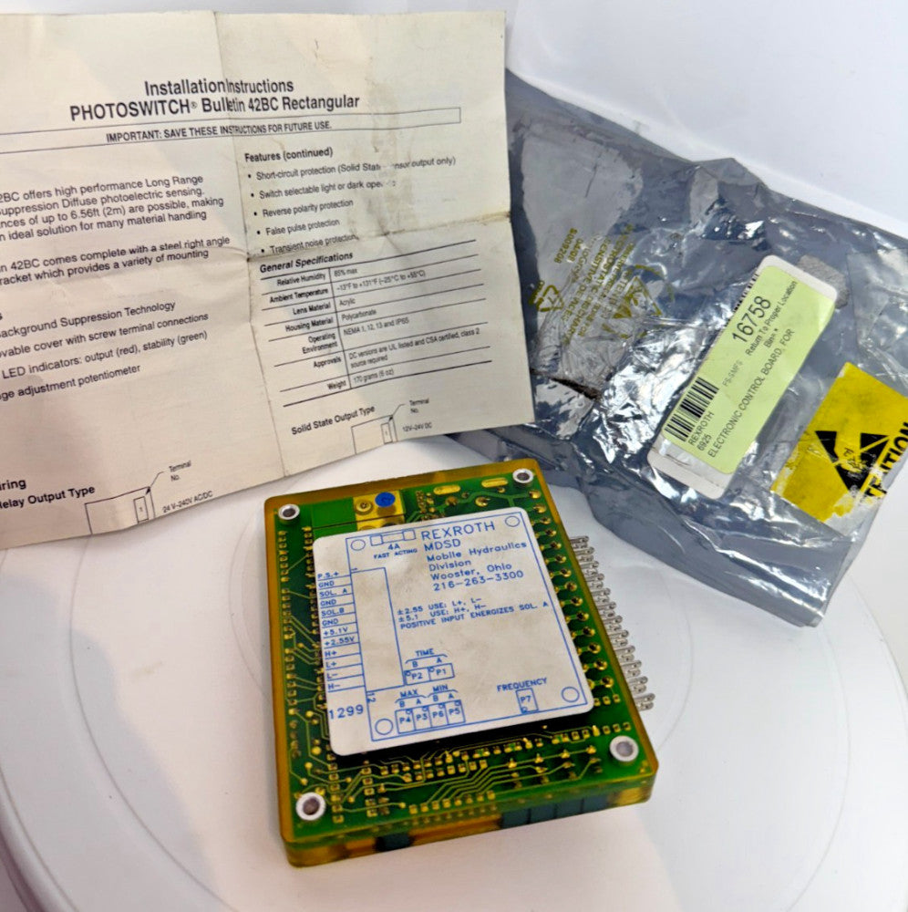 Rexroth Photoswitch Bulletin 42BC Sensor Control Board Solenoid Driver