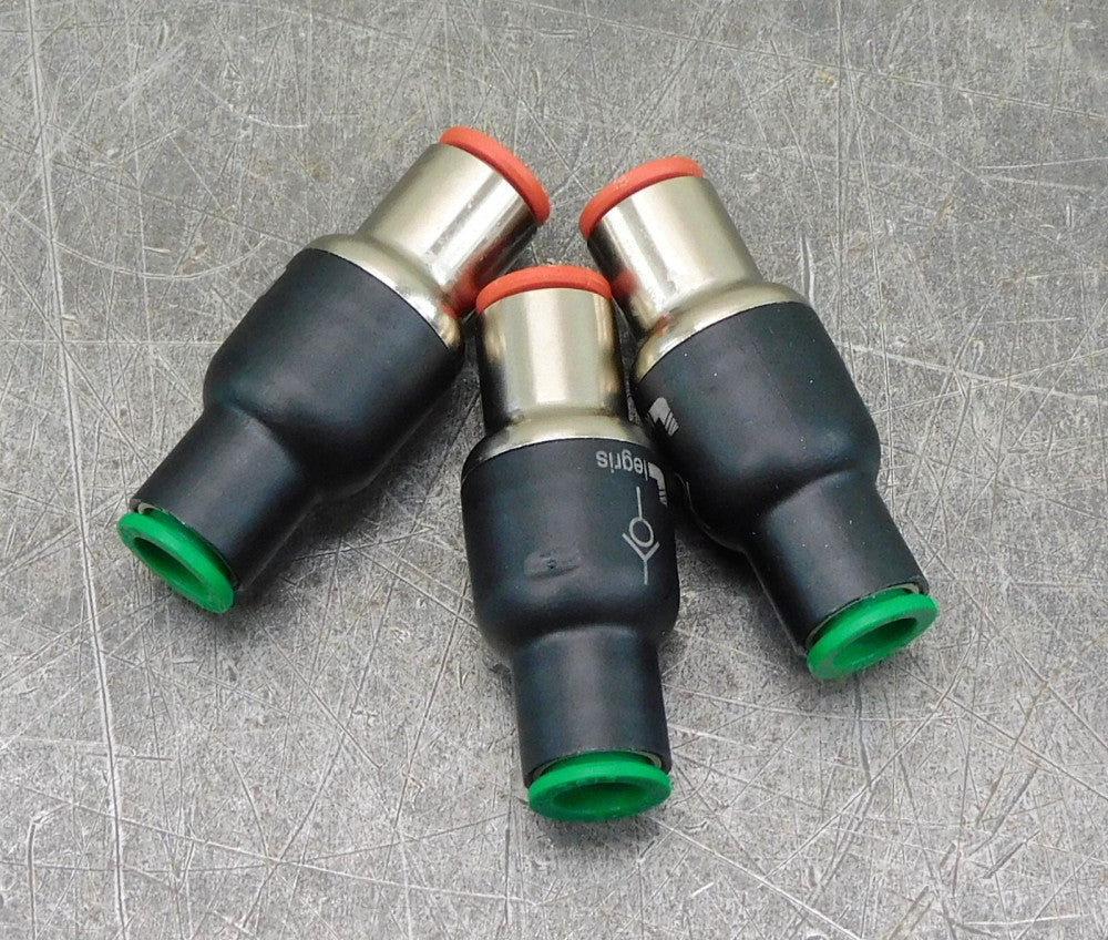 Legris Push-to-Connect Bulkhead Union Fitting 8-5/16" Lot of Three (3)