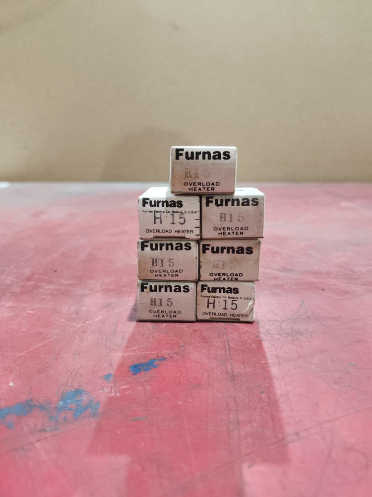 NEW IN BOX LOT OF 7 FURNAS THERMAL OVERLOAD HEATER  H-15