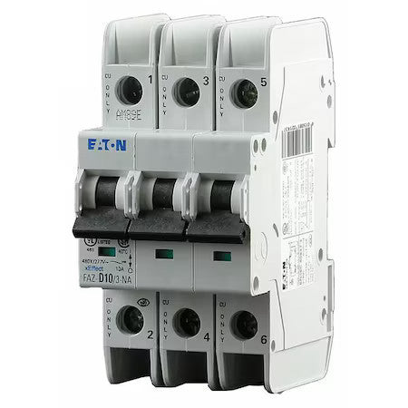 Eaton Faz-C25/3-Na Iec Miniature Circuit Breaker, Faz-Na Series, 25A, 3 Pole,