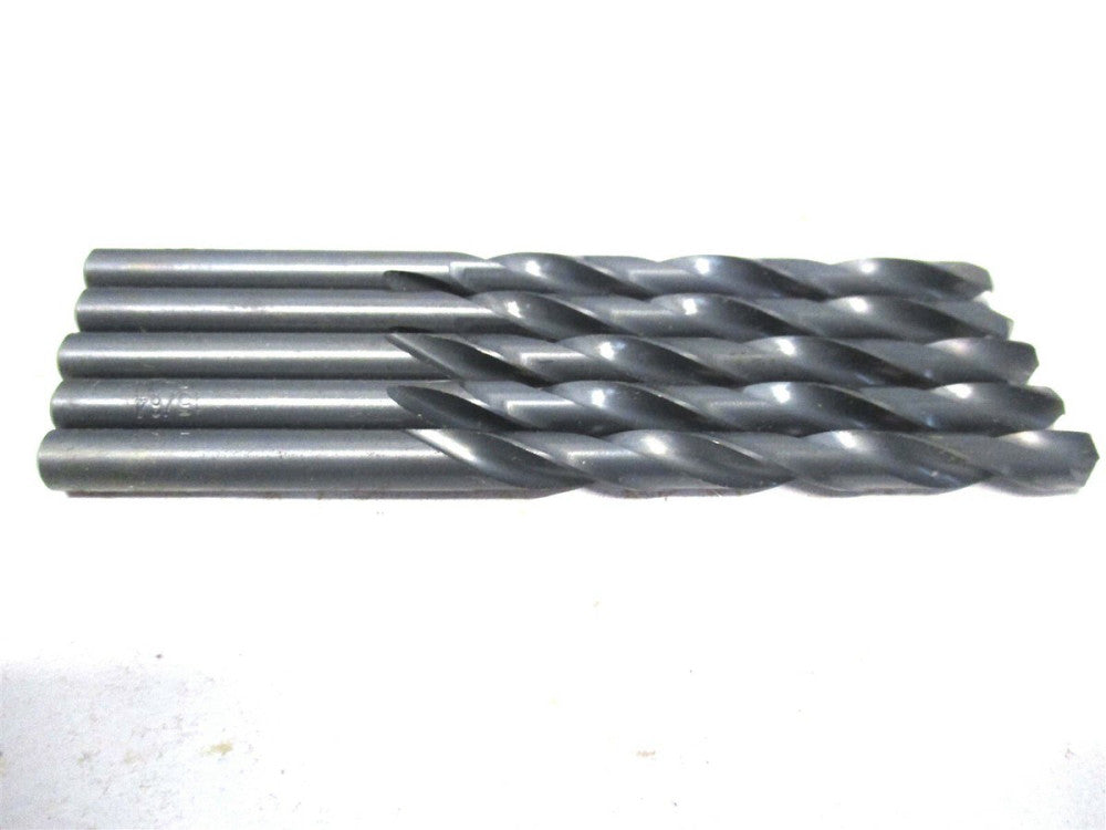 Chicago-Latrobe (57215) 15/64 x 2-5/8 x 1-1/4 2-Flute RH HSS Jobber Drill - 5 PC