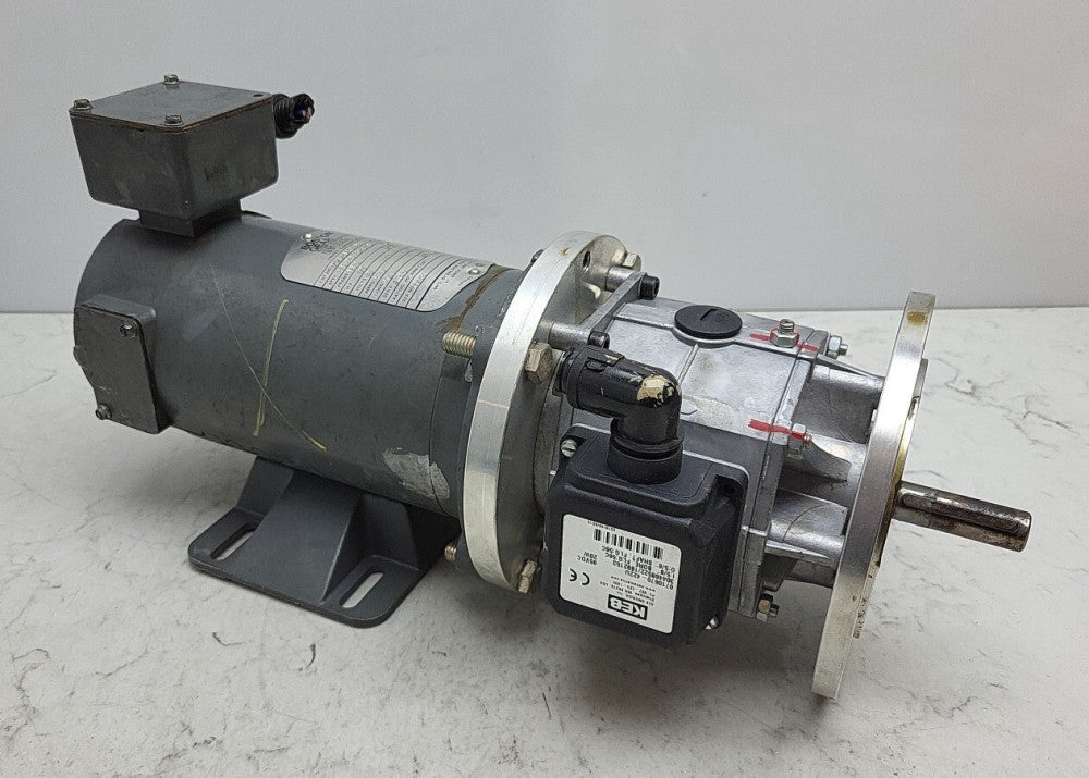 Boston Gear 1/4 Hp Direct Current Motor PM925AT-B w/ Kebco 0710670-422U Clutch