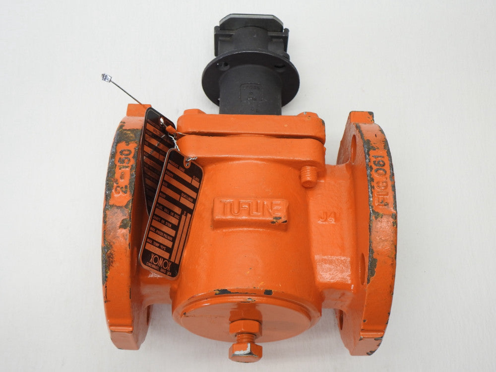 XOMOX 2" Plug Valve DI/PFA 9RB710 Iron Flanged Class 150 - NOB NEW!