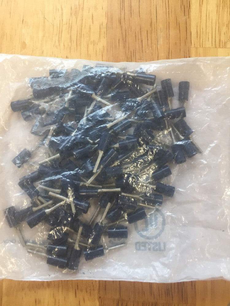 Bag Of 100 Molex 16-14 AWG Wire Pin Terminals Blue