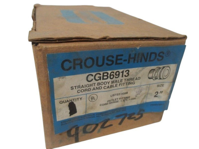 CROUSE-HINDS CGB6913 STRAIGHT BODY MALE THREAD  NSMP
