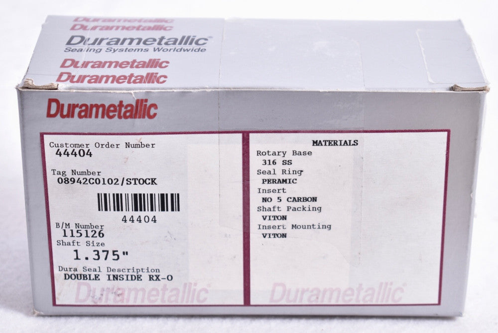 Durametallic No 5 Carbon Seal For Flowserve Series 1500 RXO Seal 08942C0102