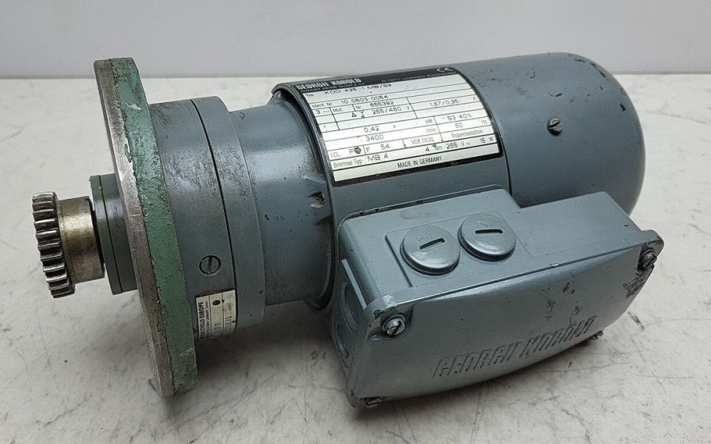 GeorgII Kobold KOD 425-1 MB/S9 Motor w/ Sumitomo Cyclo Drive XFMGS 07-17 *USED 
