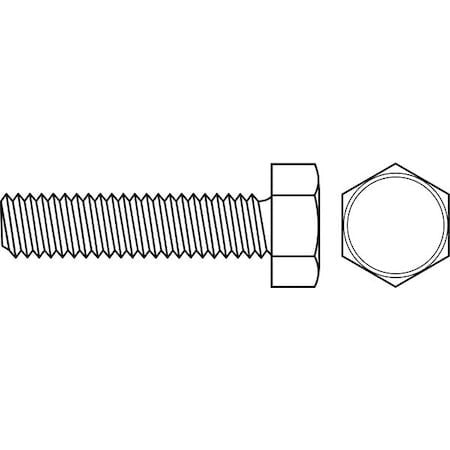 Zoro Select Htcefif-1000500Us-100P #10-32 X 1/2 In Hex Hex Machine Screw, Zinc