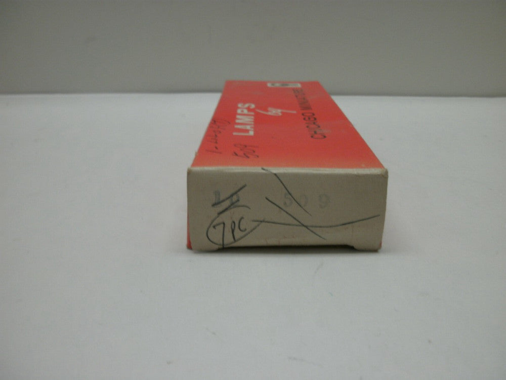 CHICAGO MINIATURE 509 MINIATURE LAMP BULBS 24V 0.18A 4.32W BA15S (LOT OF 7) NIB