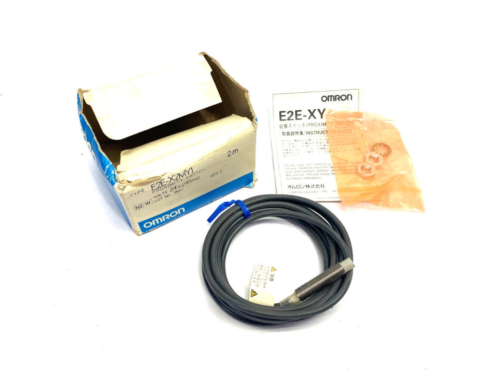 Omron E2E-X2MY1 Standard Inductive Proximity Sensor AC 2-Wire 24-240VAC 2m