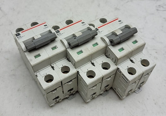 3 Pack Eaton Cutler Hammer WMS2B10 Supplementary Protector Breaker 2P 10Amp USED