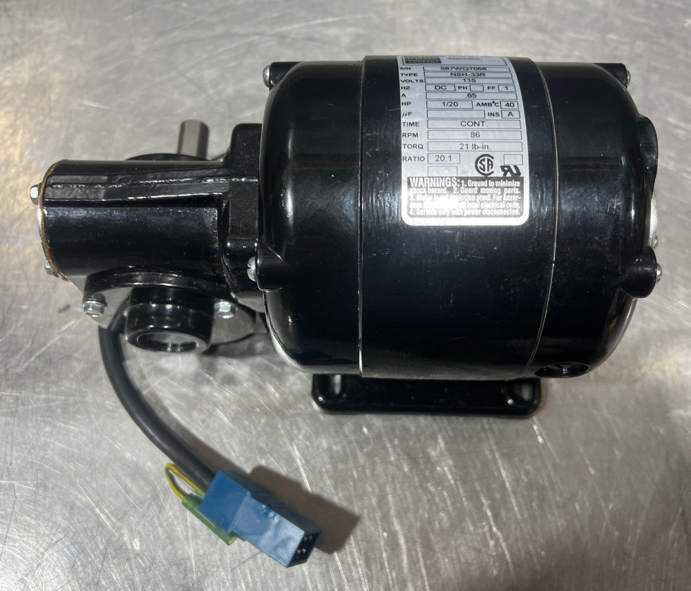 Bodine NSH-33R Gearmotor 1/20HP 115VDC 20:1 Nos Surplus No Original Box