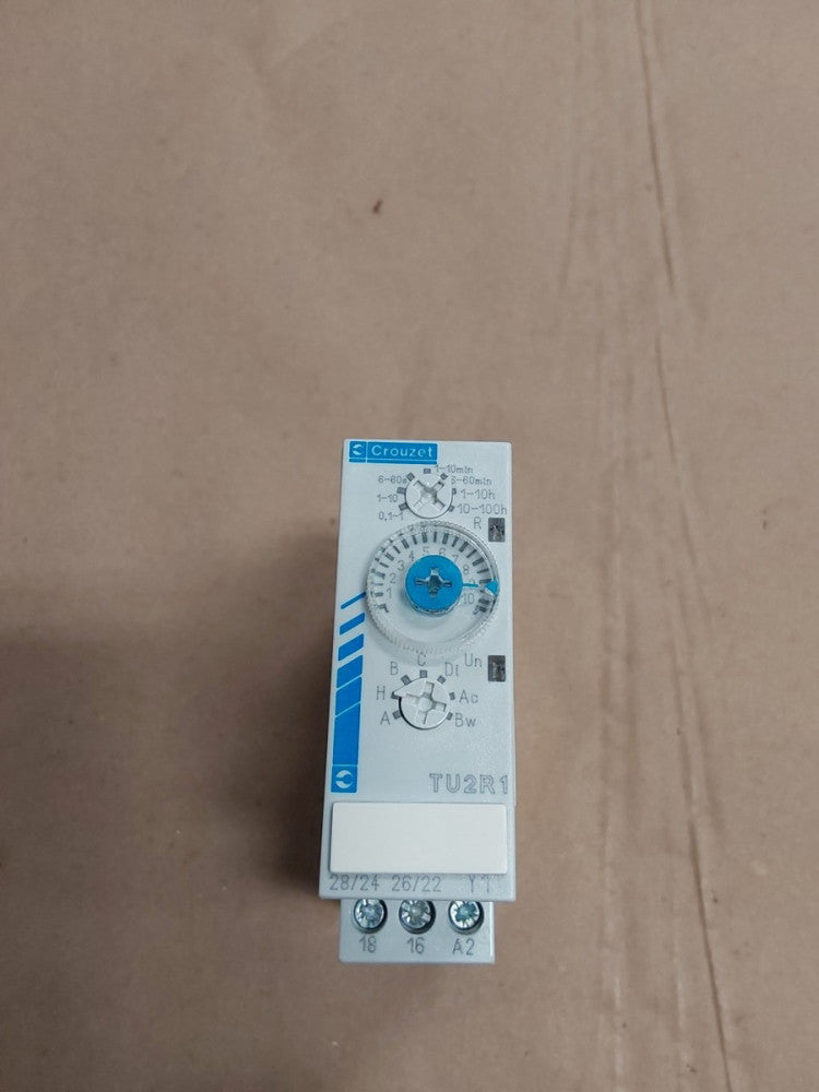 CROUZET TU2R1 MULTIFUNCTION ANALOGUE TIMER 88865305 24VDC/24-240VAC
