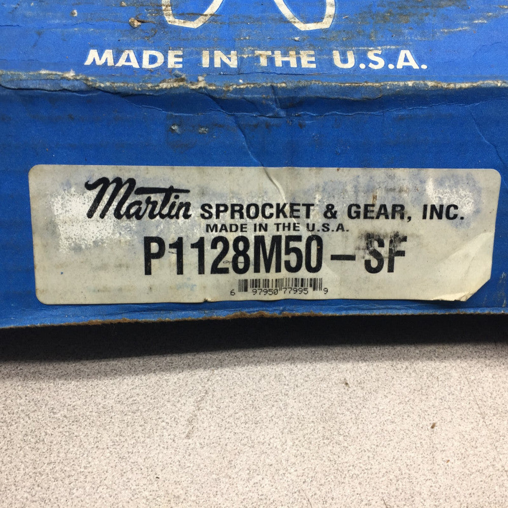 NEW IN BOX MARTIN SPROCKET 77.25MM HUB 50MM BELT 8MMPITCH 2250RPM  P1128M50-SF