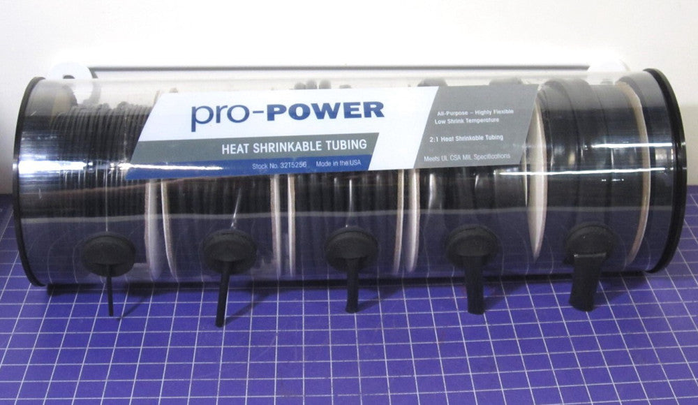 MULTICOMP PRO MC36421 Heat Shrink Tubing Asst & Pull-Pak Dispenser 5 Spools
