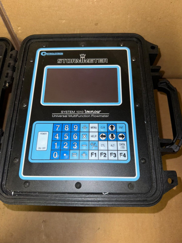 CONTROLTRON 1010WDP1 SYSTEM 1010 UNIFLOW CLAMP-ON FLOW-METER, USED! MAKE OFFER!