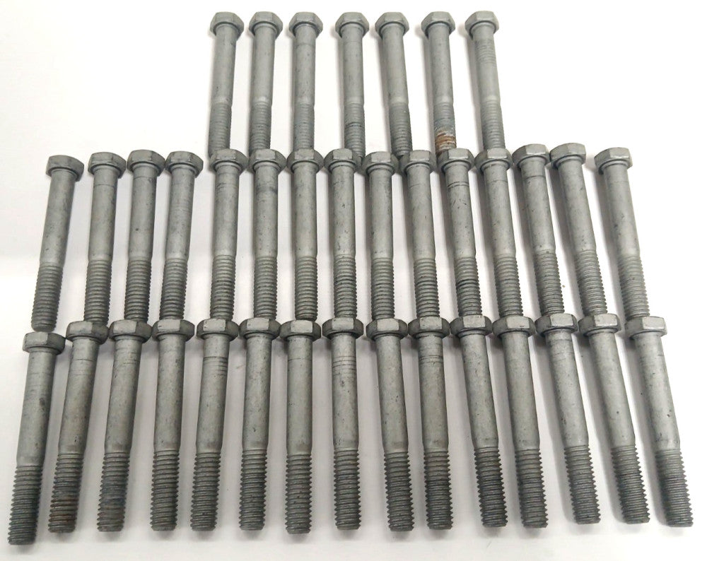 HEX BOLT 3/8-16 X 2-3/4 IN. GRADE 8 MEDIUM CARBON ALLOY STEEL   LOT OF 36